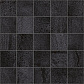 Металлика Декор мозаичный чёрный MM34034 25х25_0