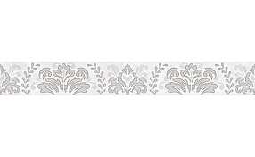 Афина Дамаск Бордюр серый 56-03-06-456 5х40